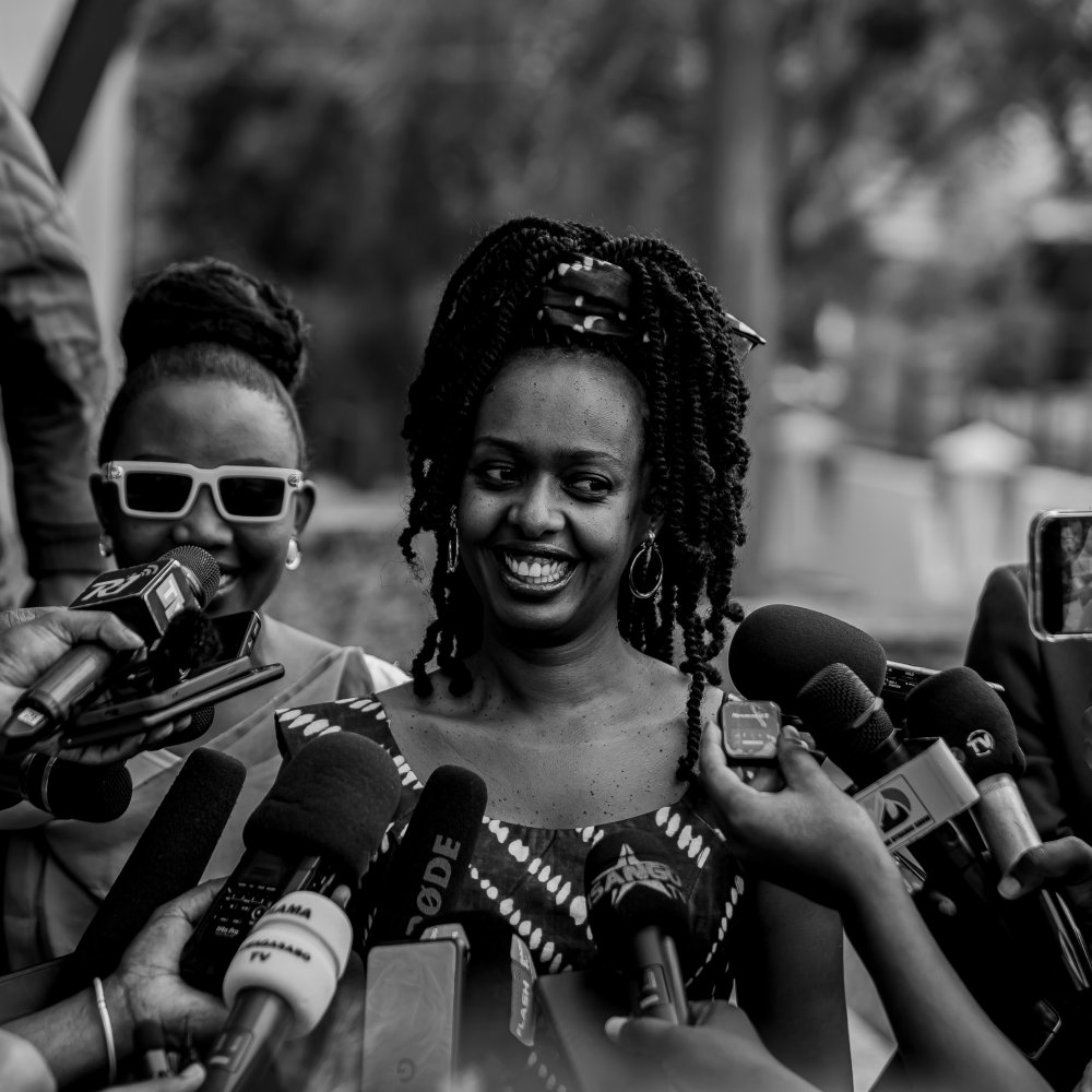 Diane Shima Rwigara mu kiganiro n'itangazamakuru