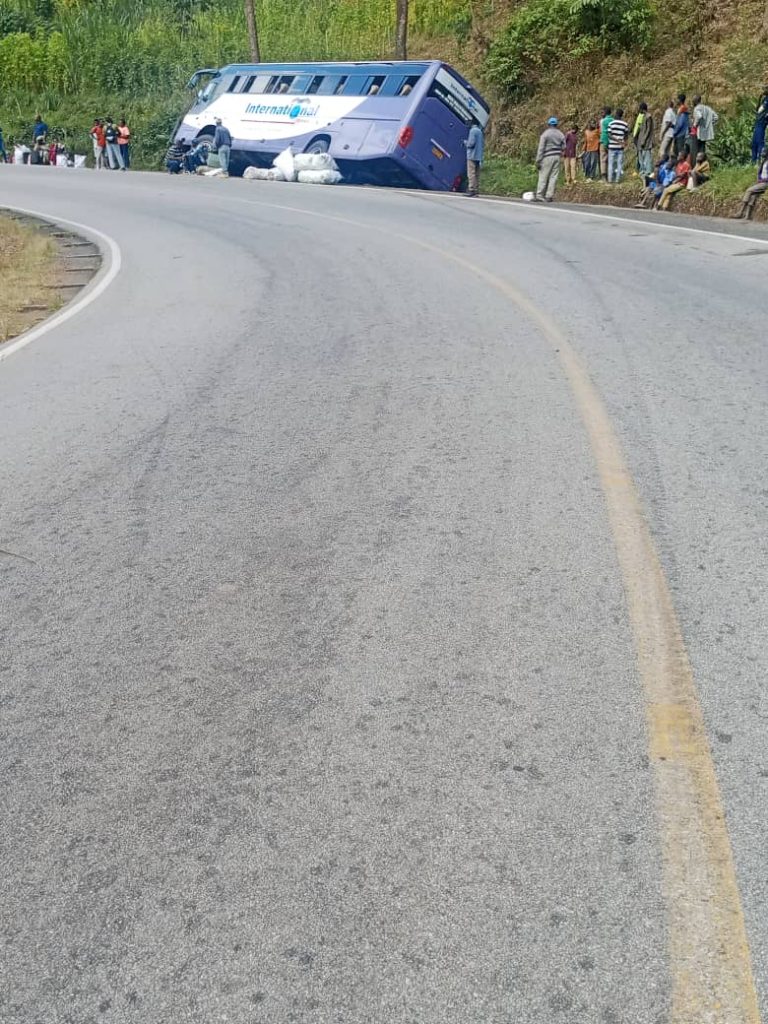 Bisi ya 'International' yakoze impanuka